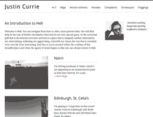 Tablet Screenshot of justincurrie.com